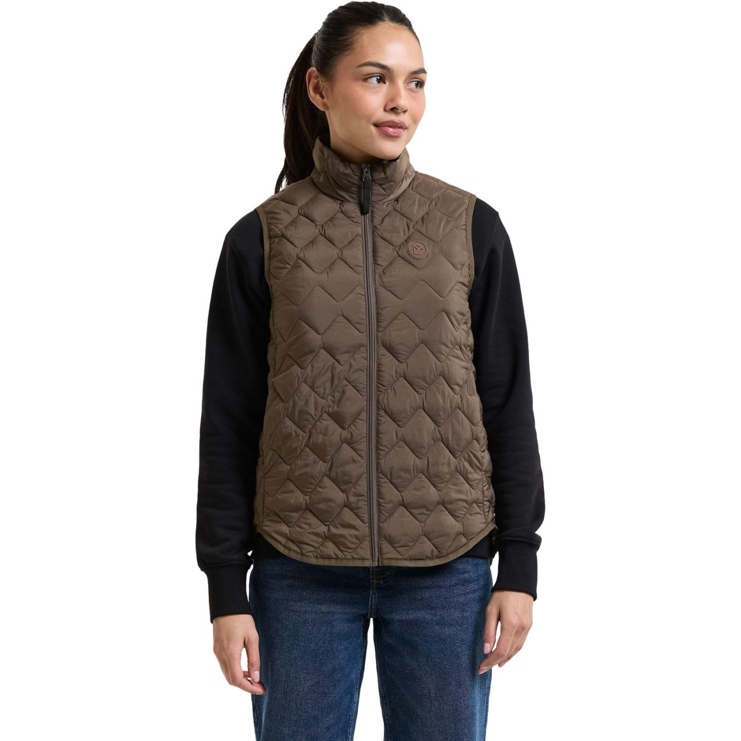 Didriksons Evy 2, Fiberdunvest, Dame, Mocha Brown