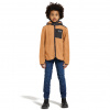 Didriksons Exa, fleece jacket, junior, almond brown