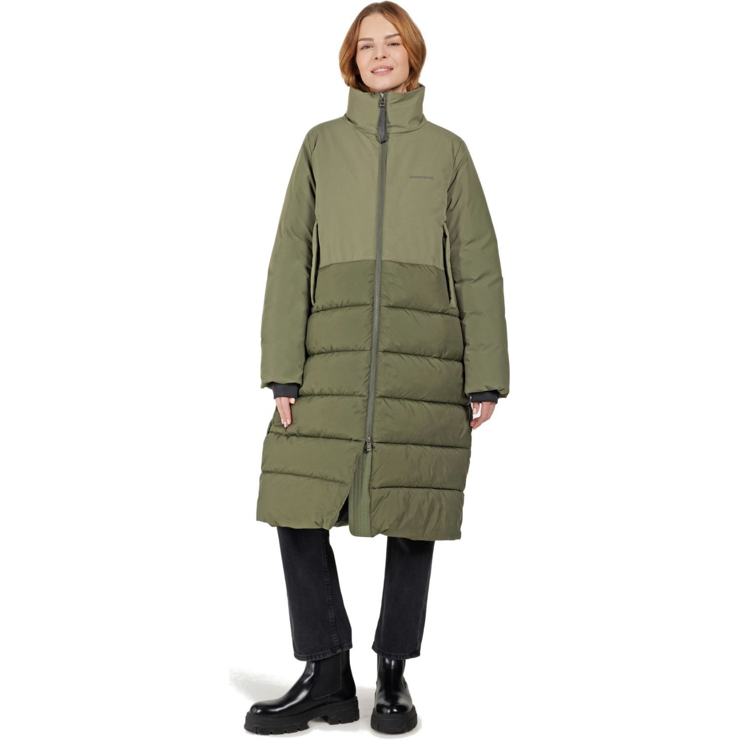 Didriksons Fabiola, parka, dámska, tmavozelená