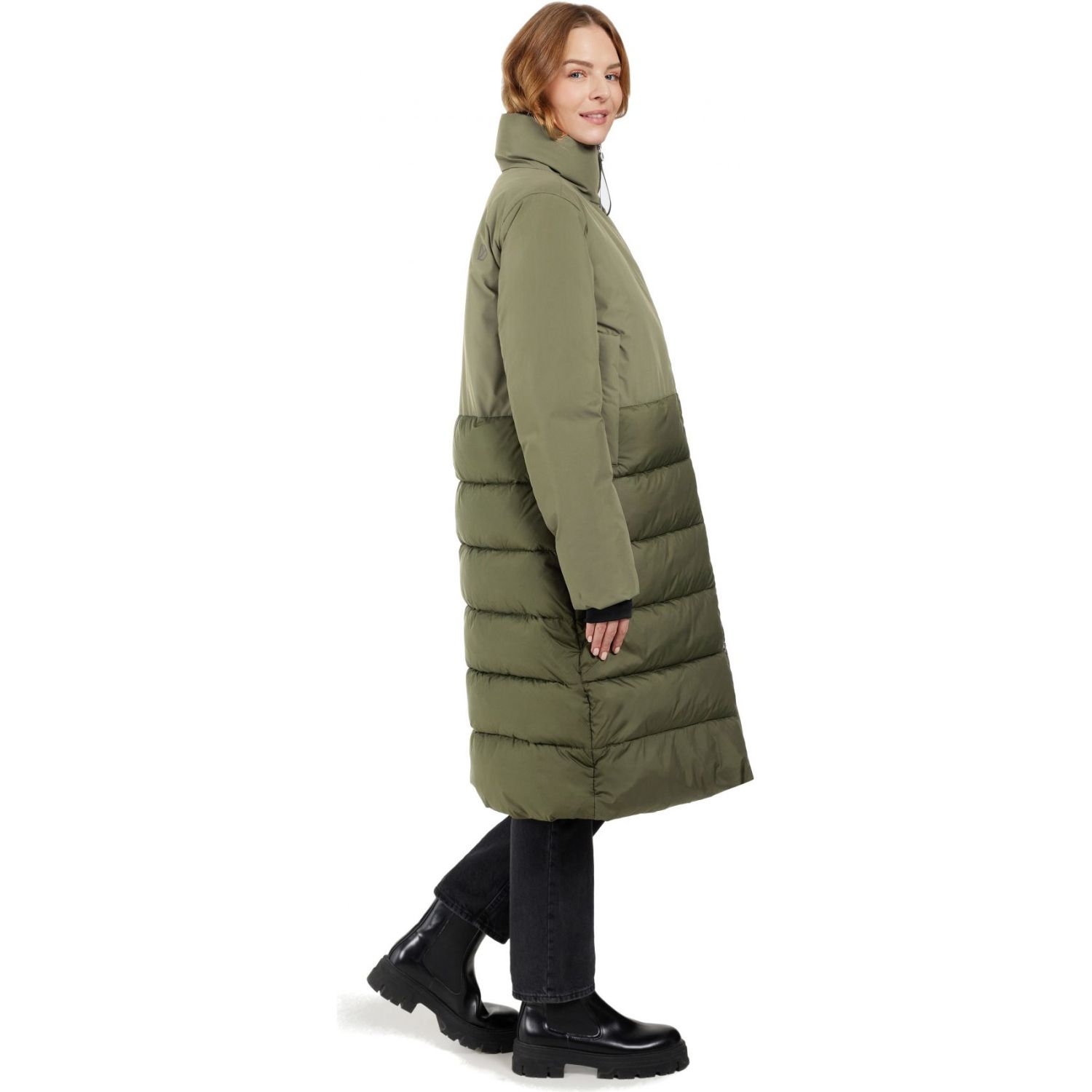 Didriksons Fabiola, parka, damskie, ciemnozielony