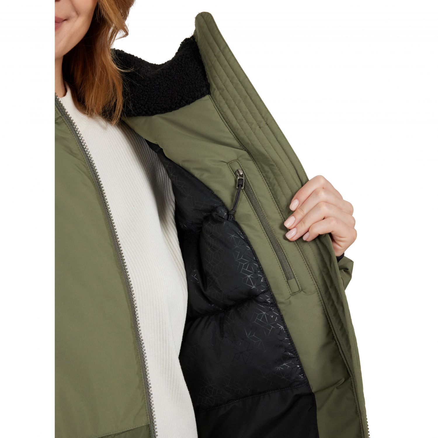 Didriksons Fabiola, parka, senhoras, verde escuro