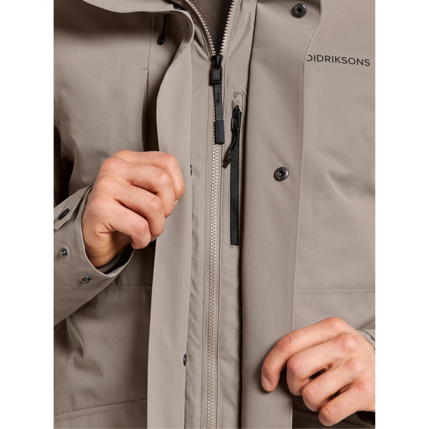 Didriksons Falke, parka, herre, beige