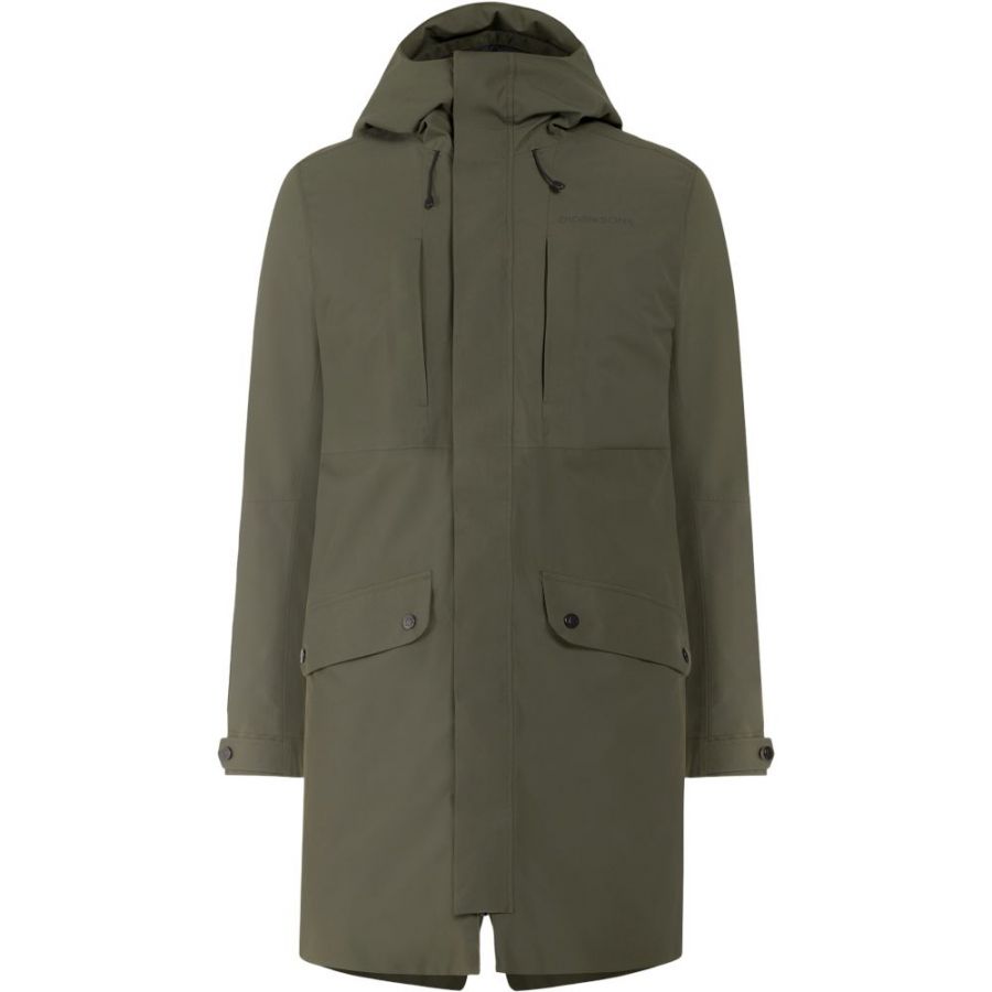 Didriksons Falke, parka, herre, mørkegrøn