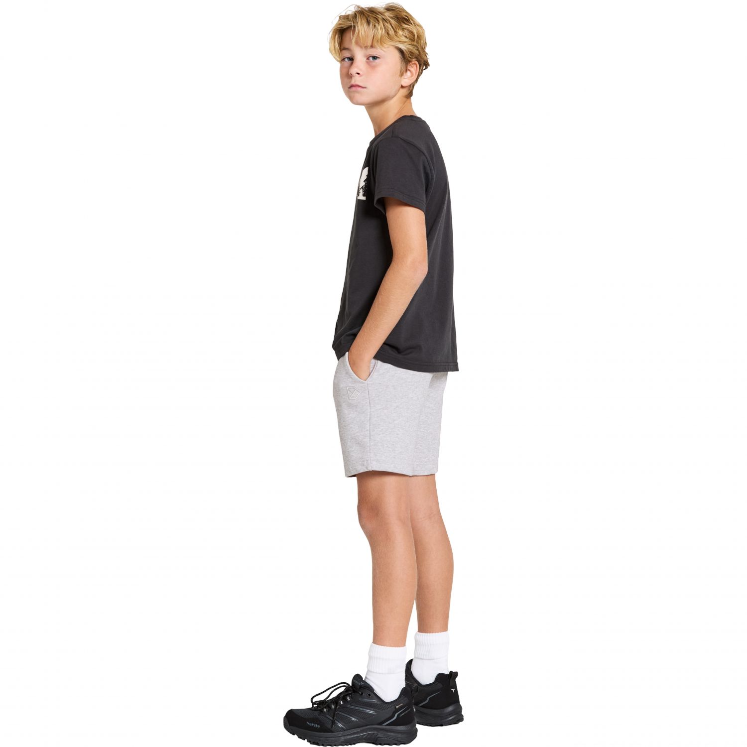 Didriksons Fejan, šortky, junior, svetlosivé