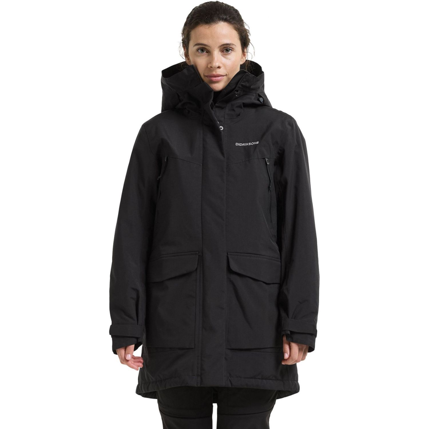 Didriksons Felia, parka, dámská, černá