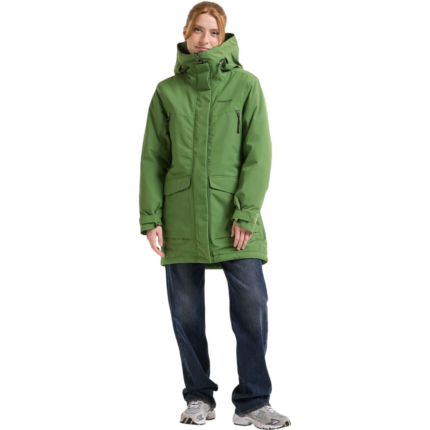 Didriksons Felia, parka, dames, groen