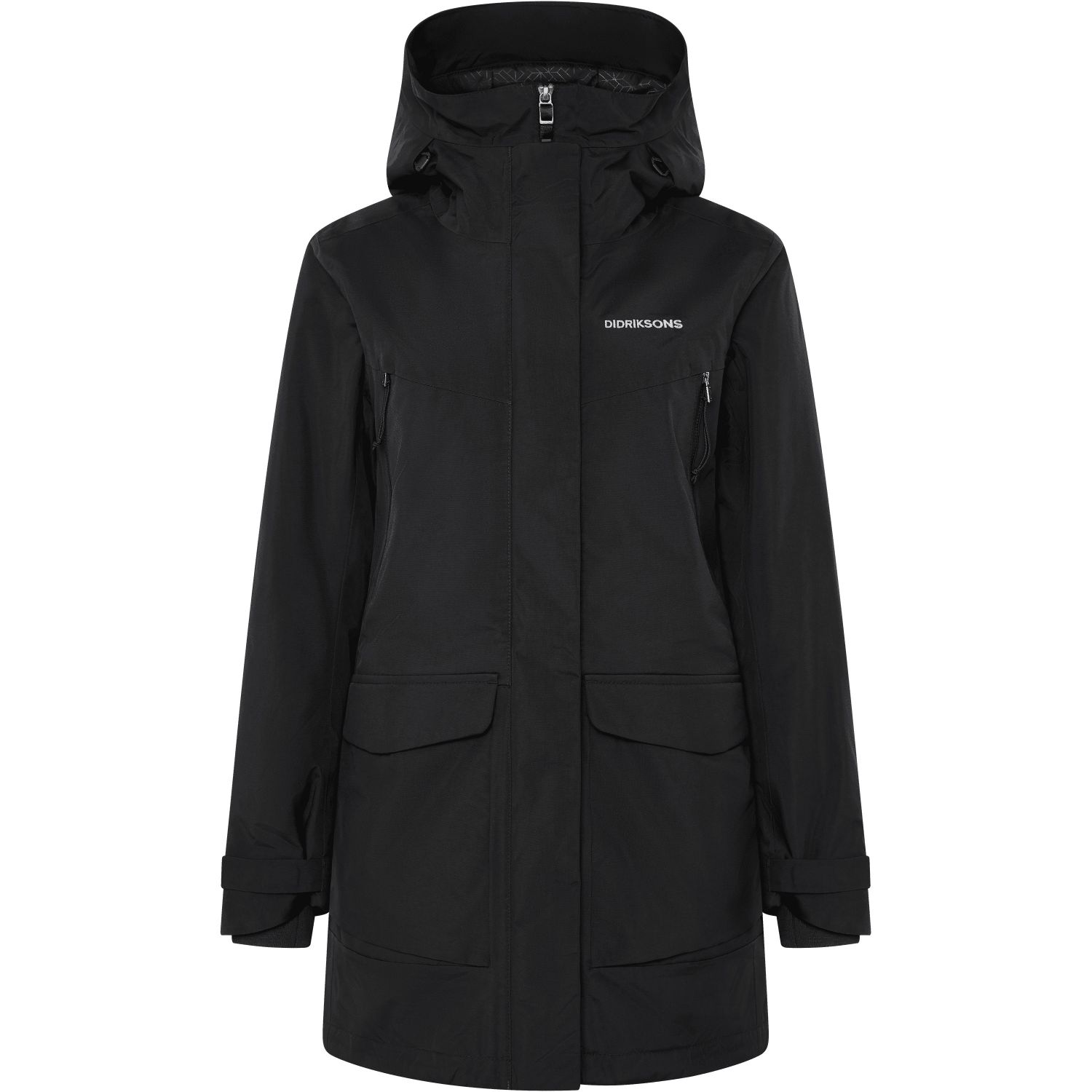 Didriksons Felia, parka, dames, zwart