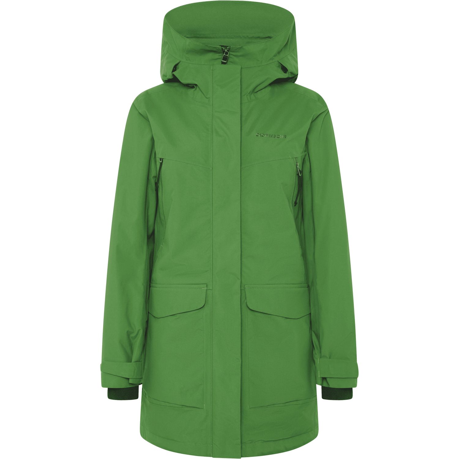 Didriksons Felia, parka, dámska, zelená