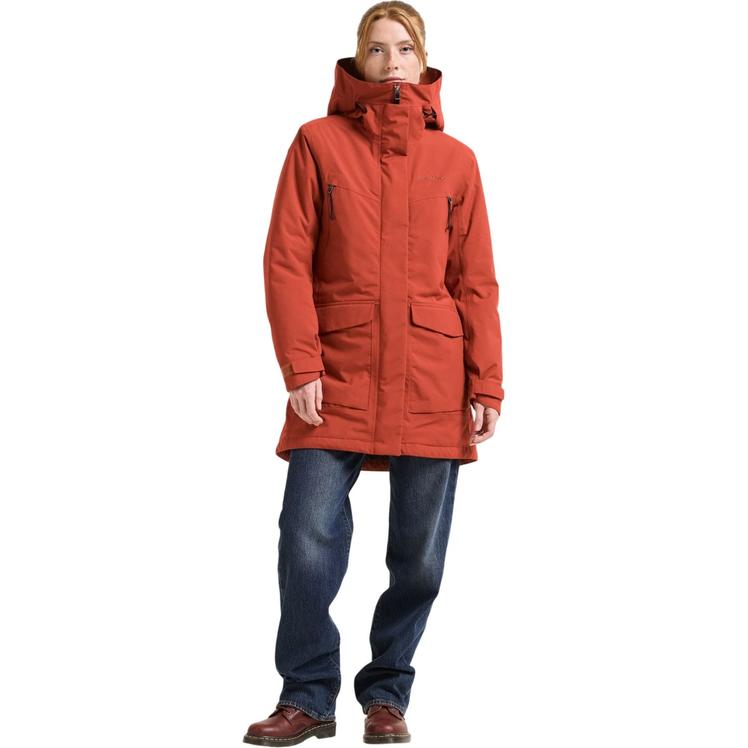 Didriksons Felia, parka, donna, ruggine