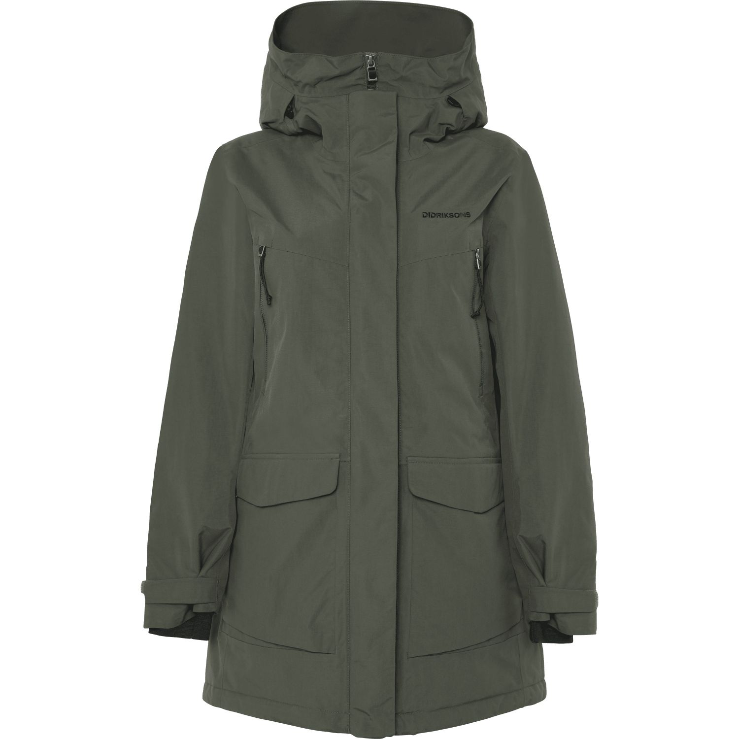 Didriksons Felia, parka, donna, verde scuro