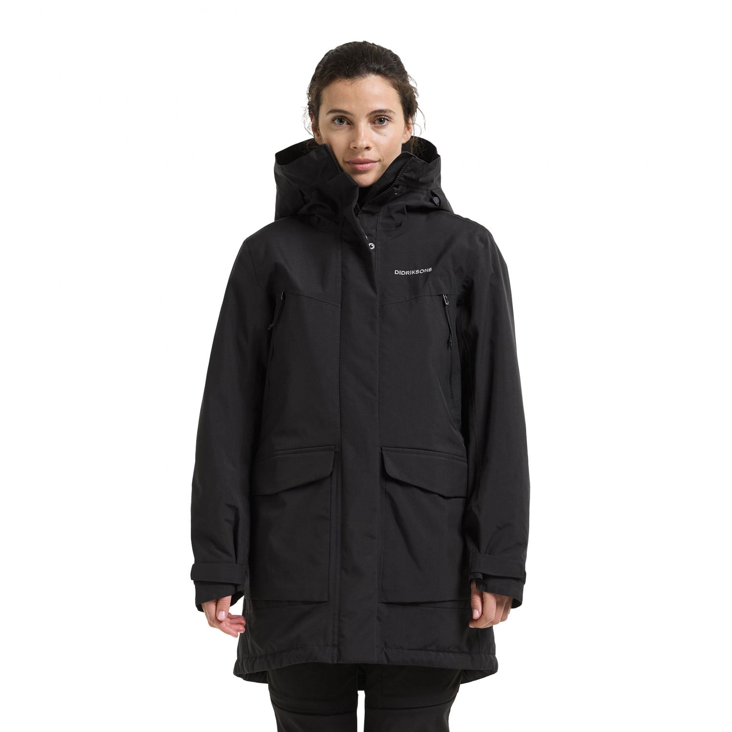 Didriksons Felia, parka, femme, noir