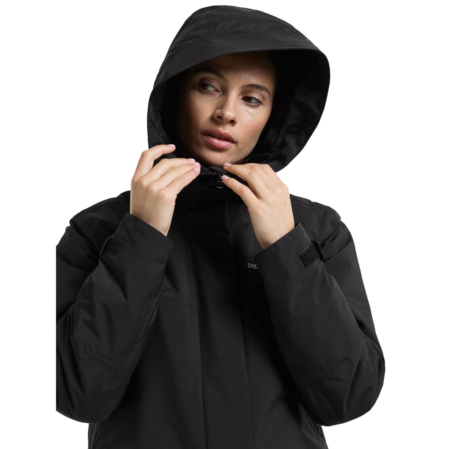 Didriksons Felia, parka, žena, čierna