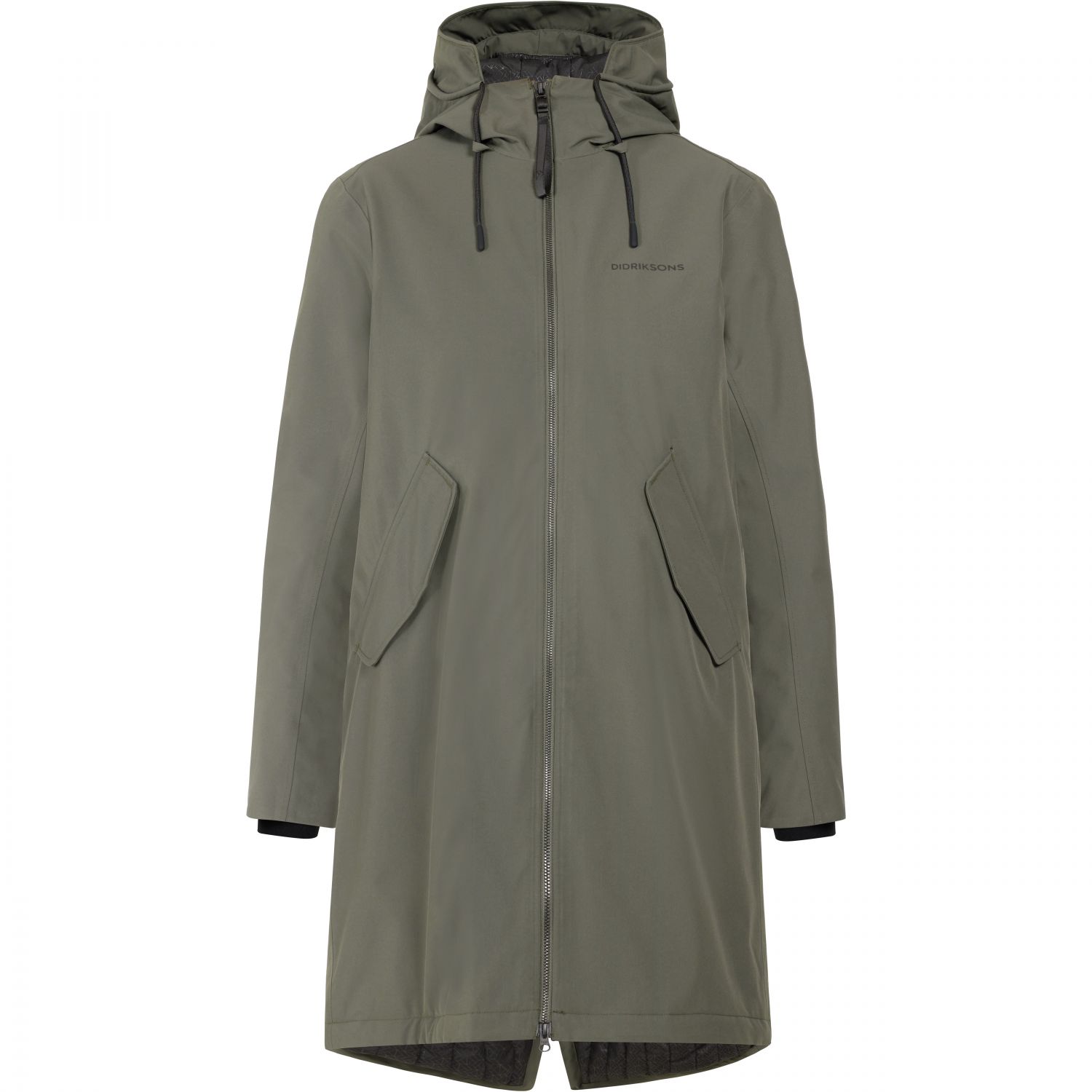 Didriksons Fia, parka, donna, verde scuro
