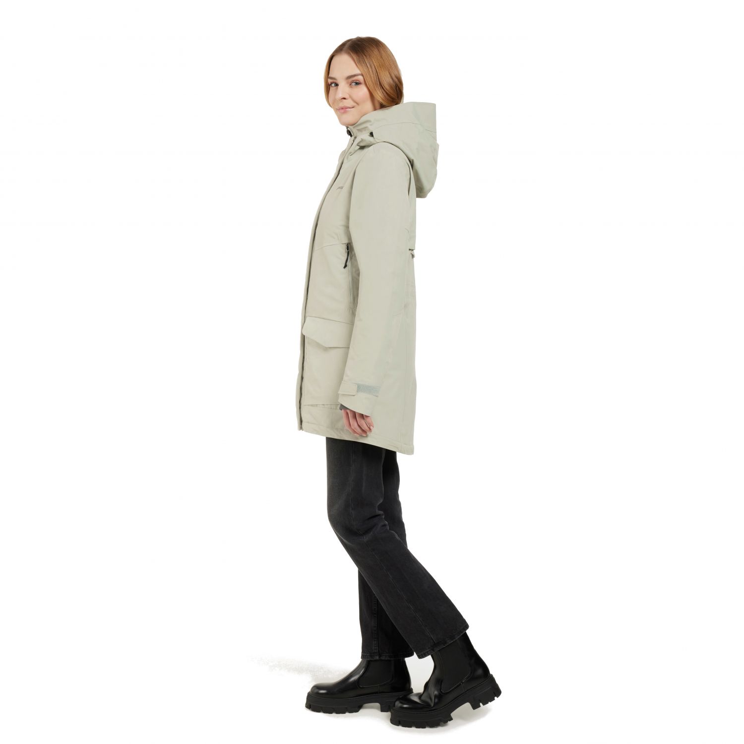 Didriksons Frida, parka, dame, beige