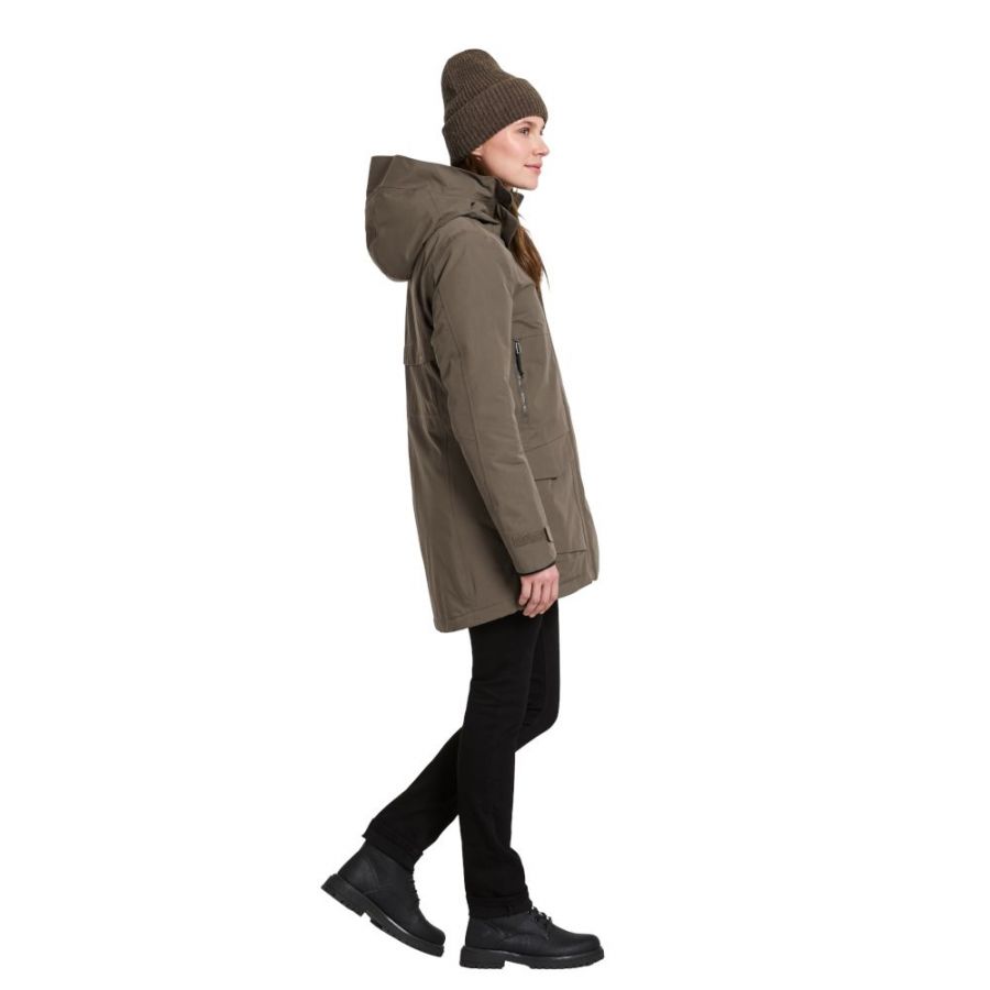 Didriksons Frida, parka, dame, brun
