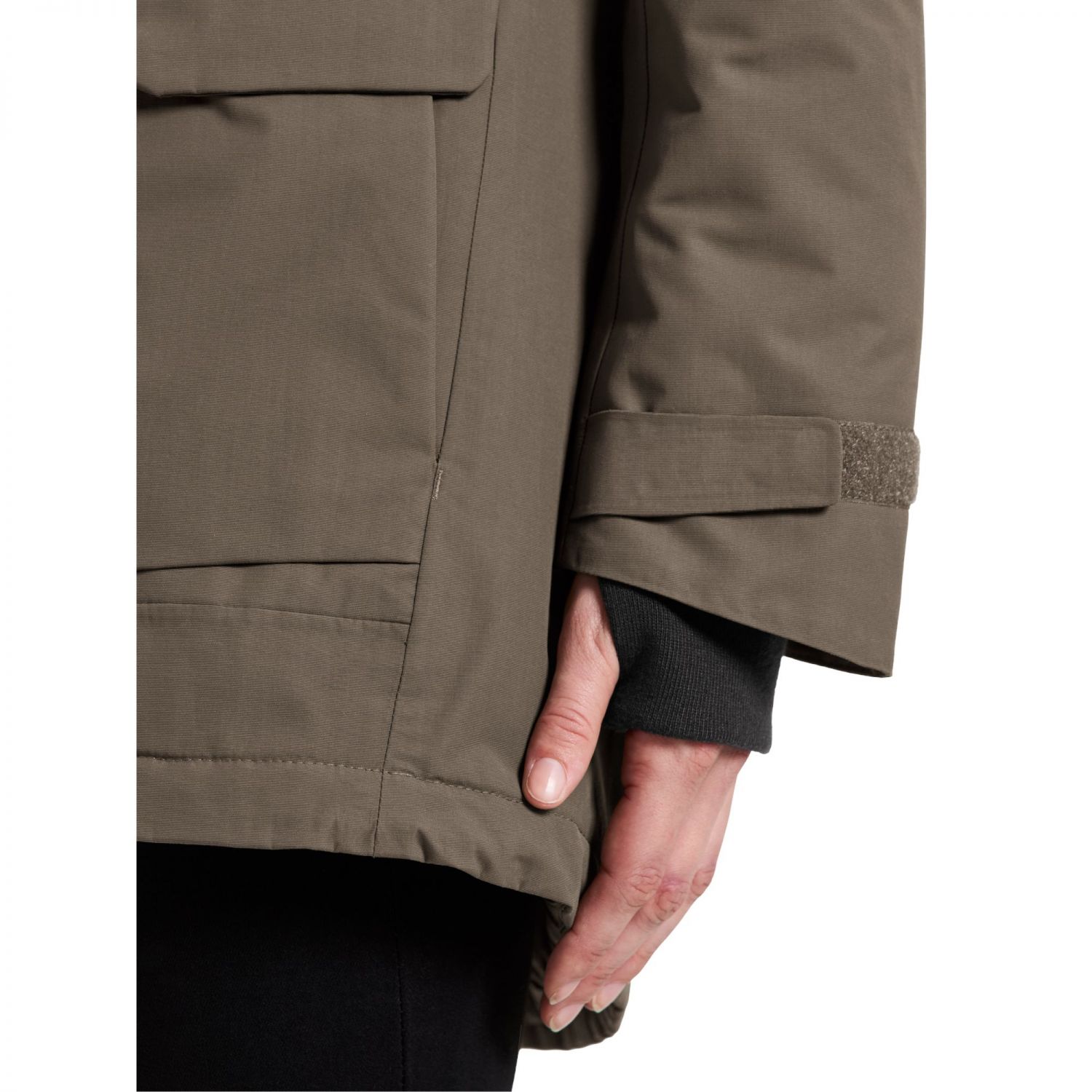 Didriksons Frida, parka, damska, br?zowa