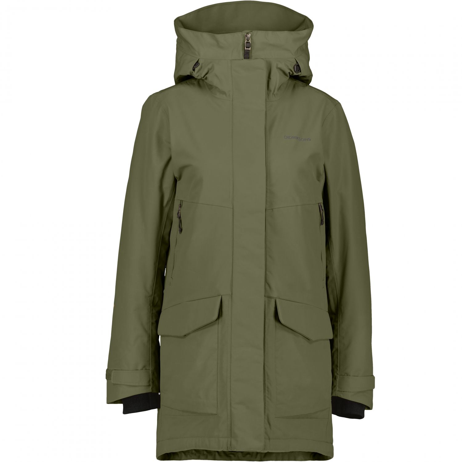 Didriksons Frida, parka, donna, verde scuro