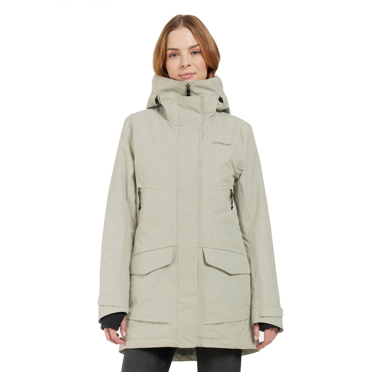 Didriksons Frida, parka, femmes, beige