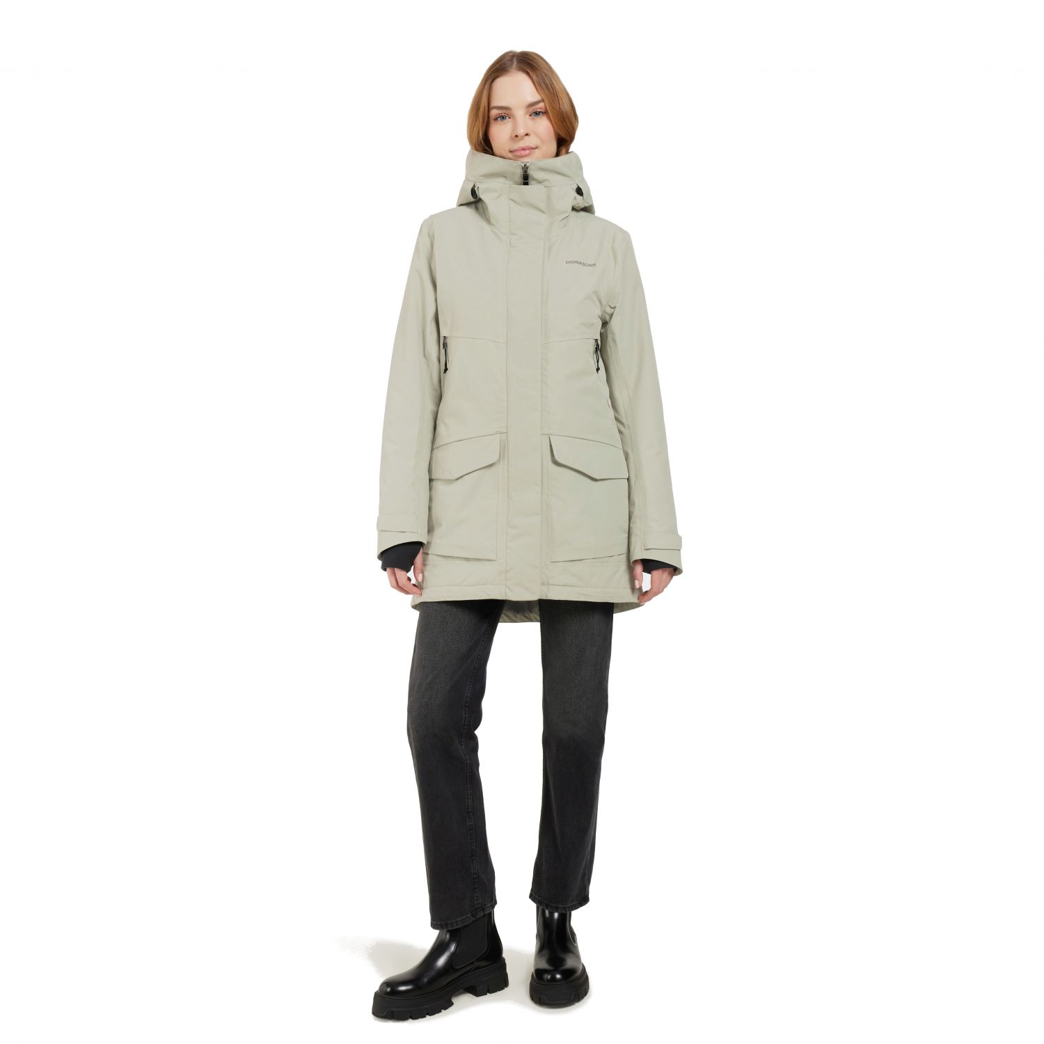 Didriksons Frida, parka, women, wilted leaf