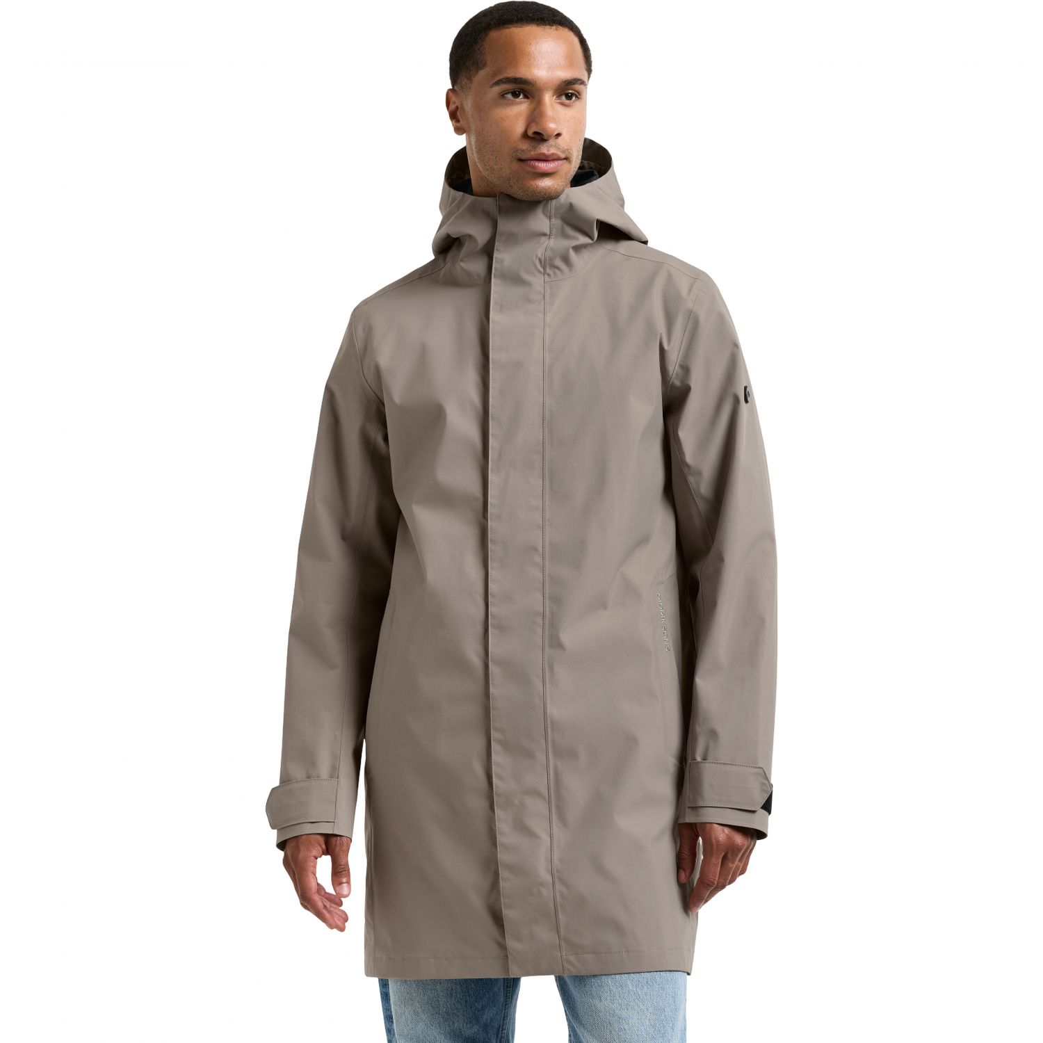 Didriksons George, abrigo impermeable, hombre, ash brown