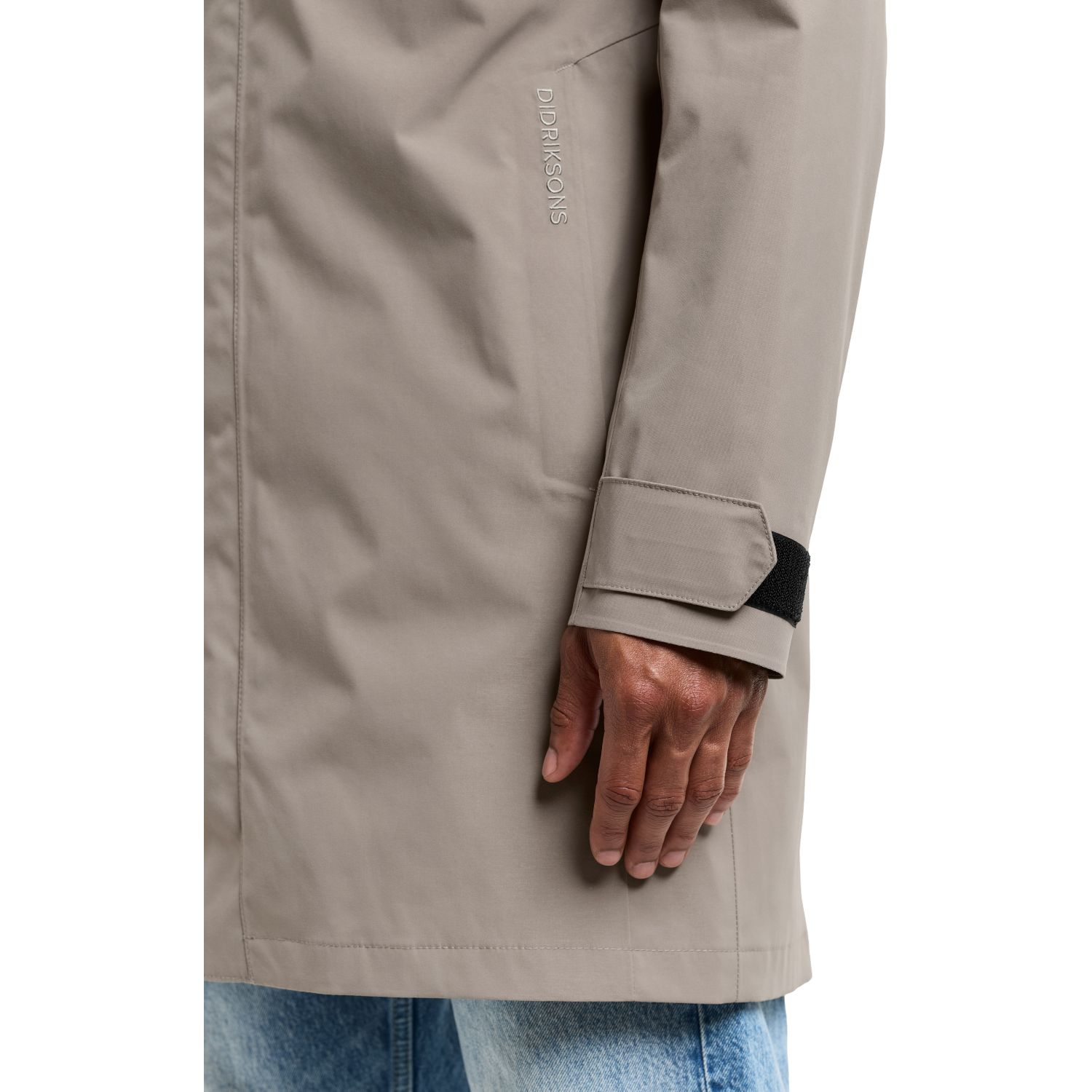 Didriksons George, manteau de pluie, homme, ash brown