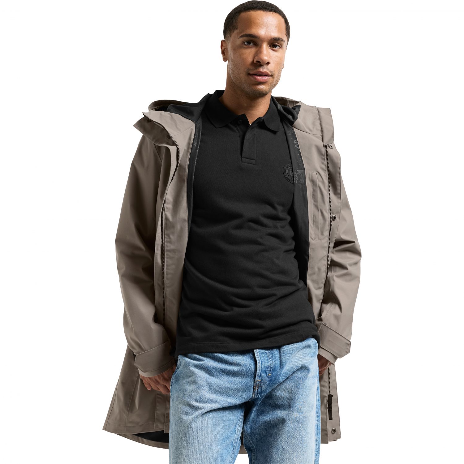 Didriksons George, manteau de pluie, homme, ash brown