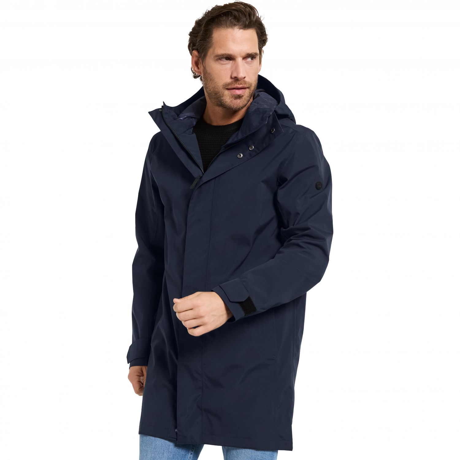Didriksons George, rain coat, men, dark night blue