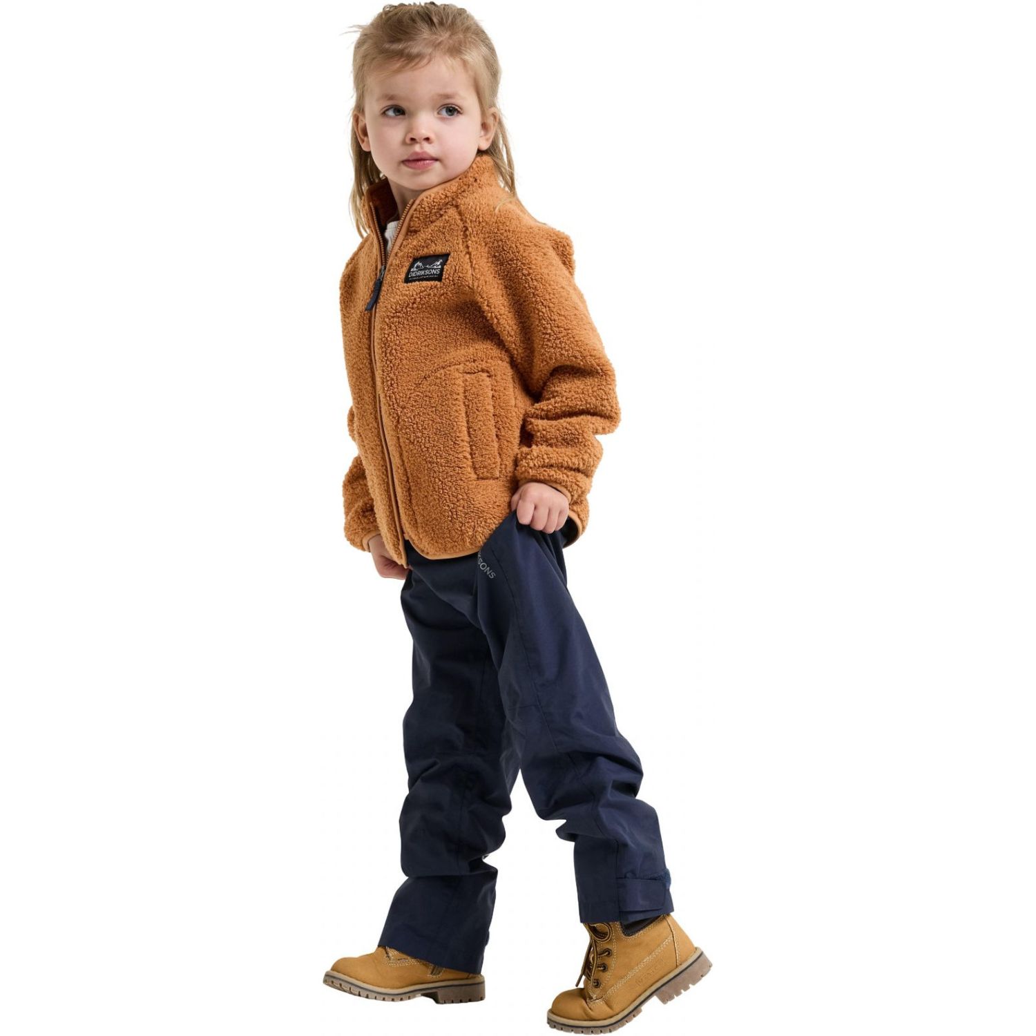 Didriksons Gibbs 2, Fleecejacke, Kinder, almond tree