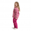 Didriksons Gibbs 2, jaqueta de fleece, crianças, pink