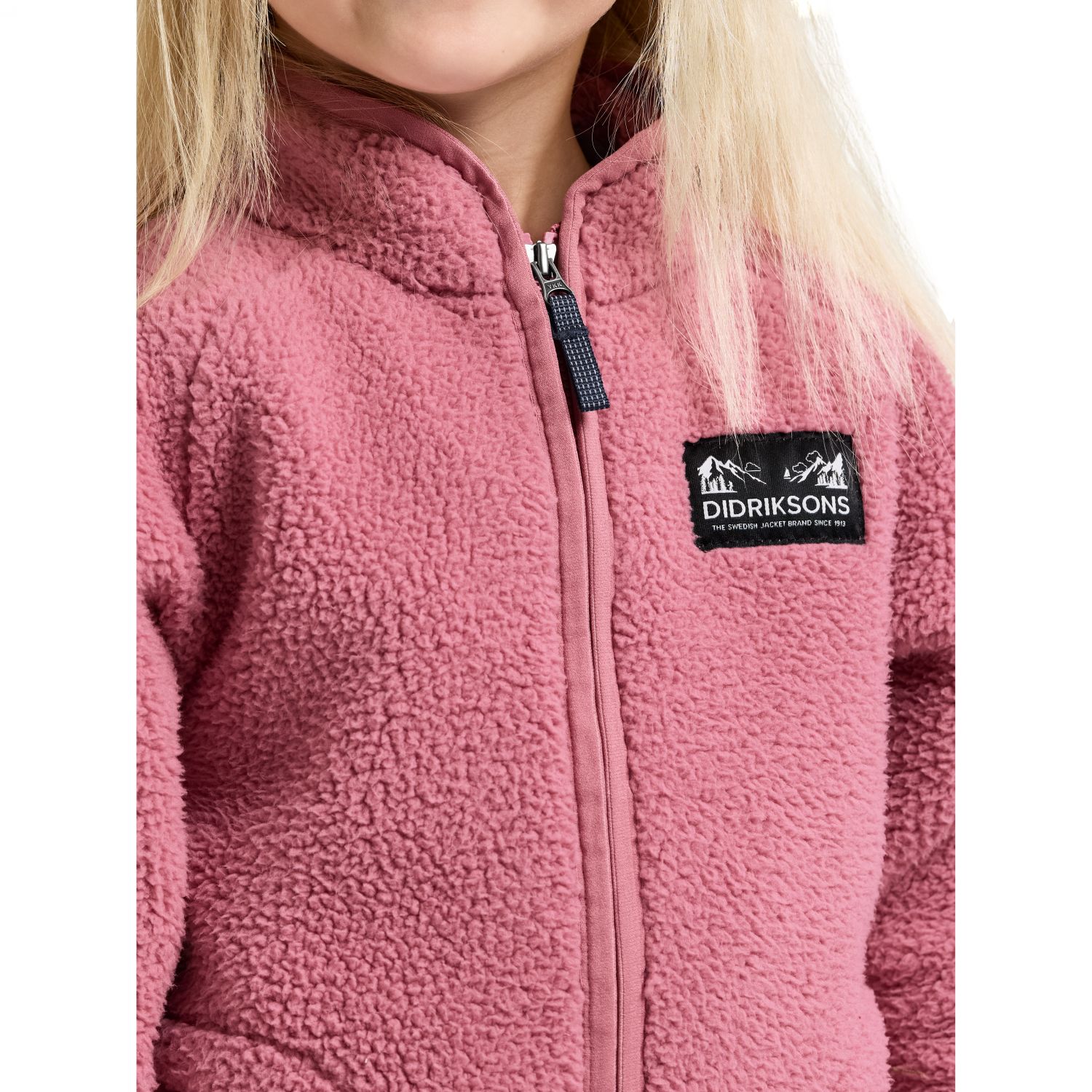 Didriksons Gibbs, casaco de lã, júnior, cor-de-rosa