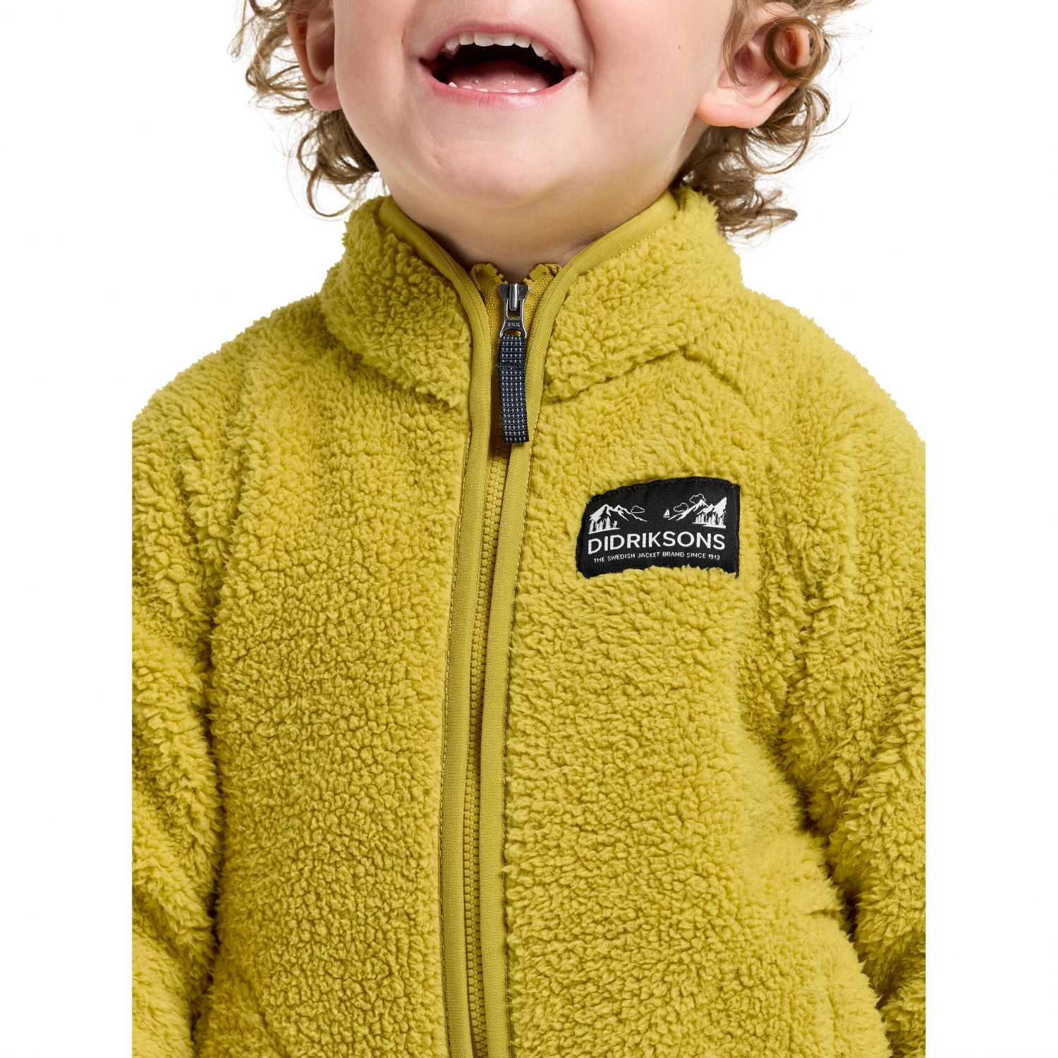 Didriksons Gibbs, chaqueta polar, junior, amarillo