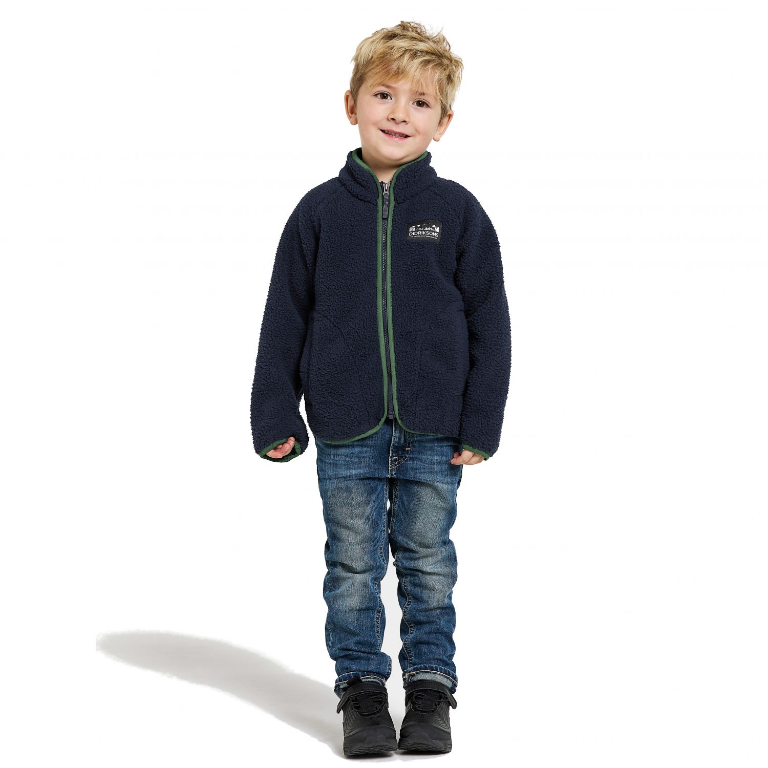 Didriksons Gibbs, Fleecejacke, Junior, navy