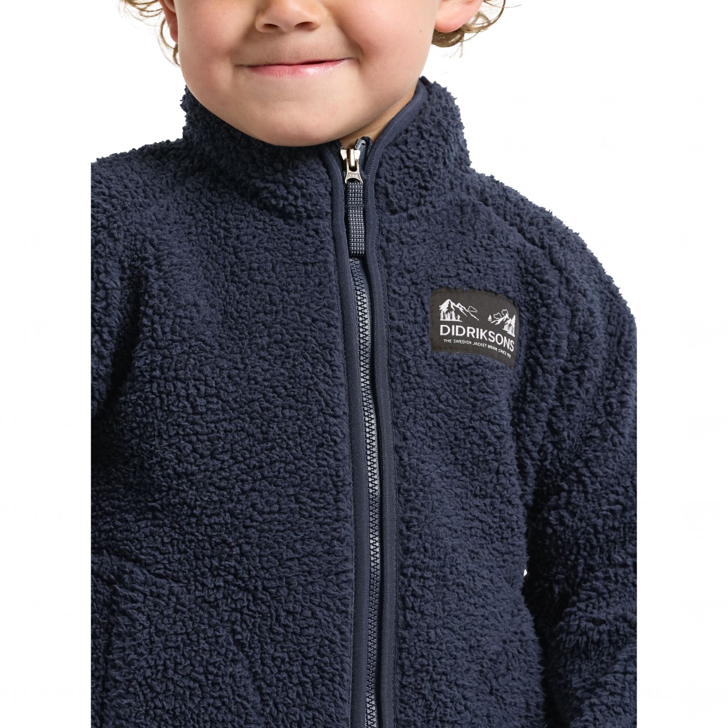 Didriksons Gibbs, giacca fleece, junior, navy