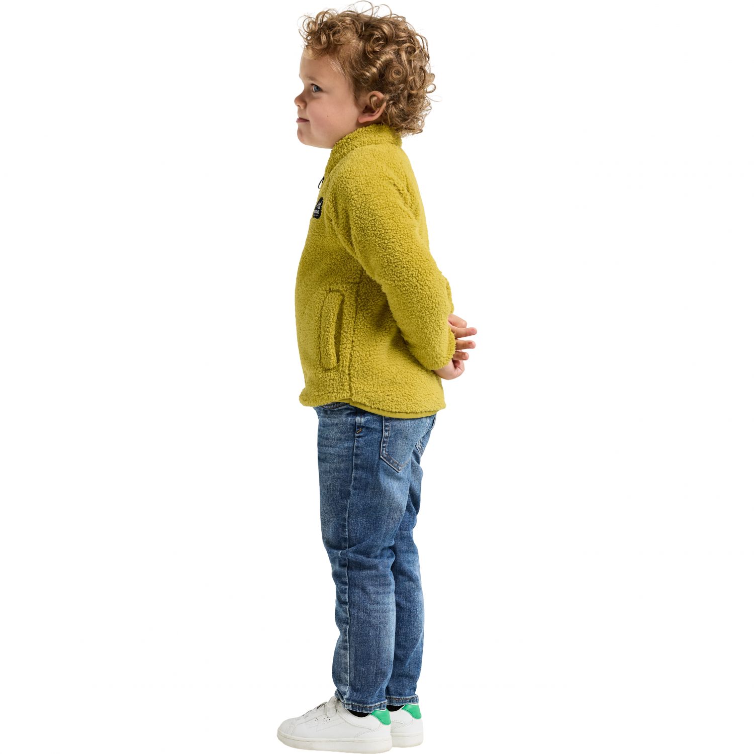 Didriksons Gibbs, veste polaire, junior, jaune