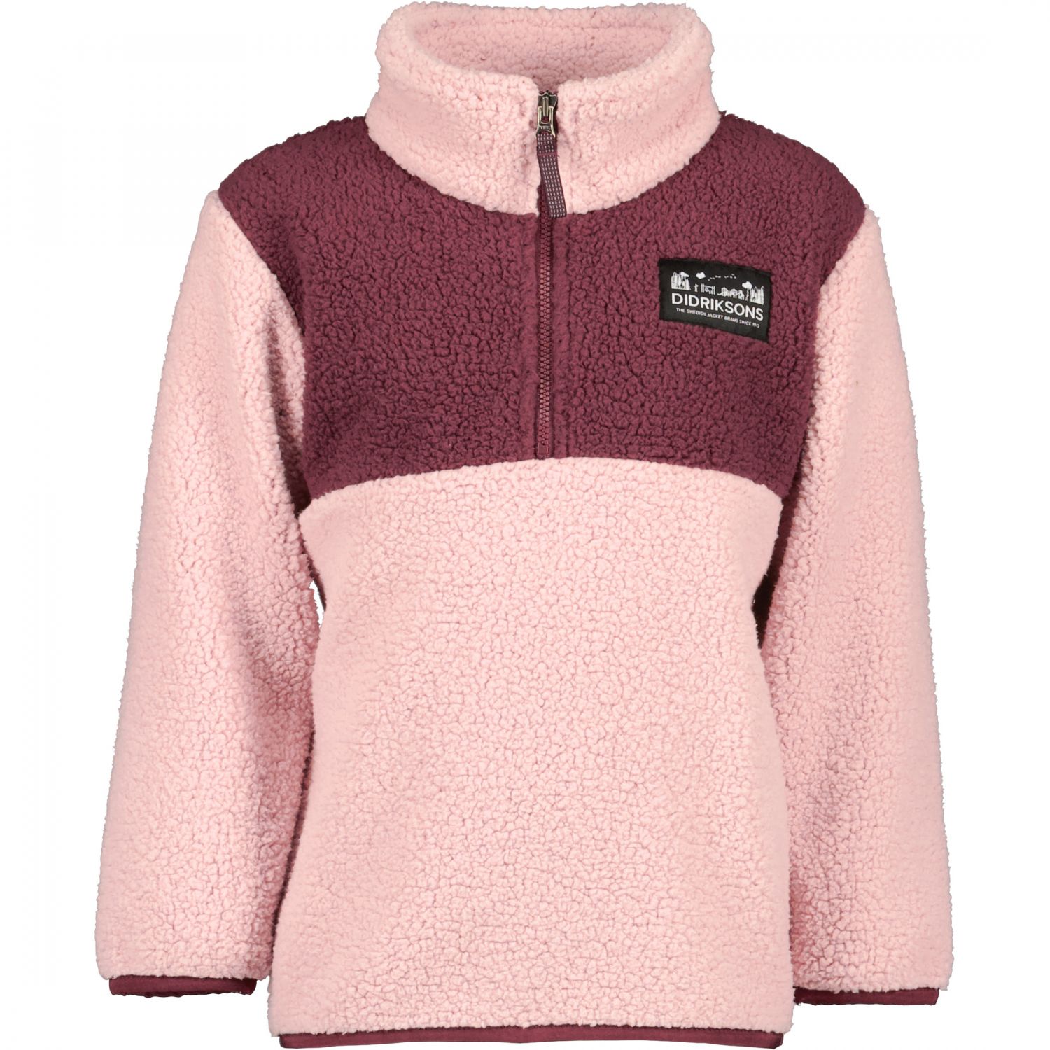 Didriksons Gosig, fleece trui, junior, roze