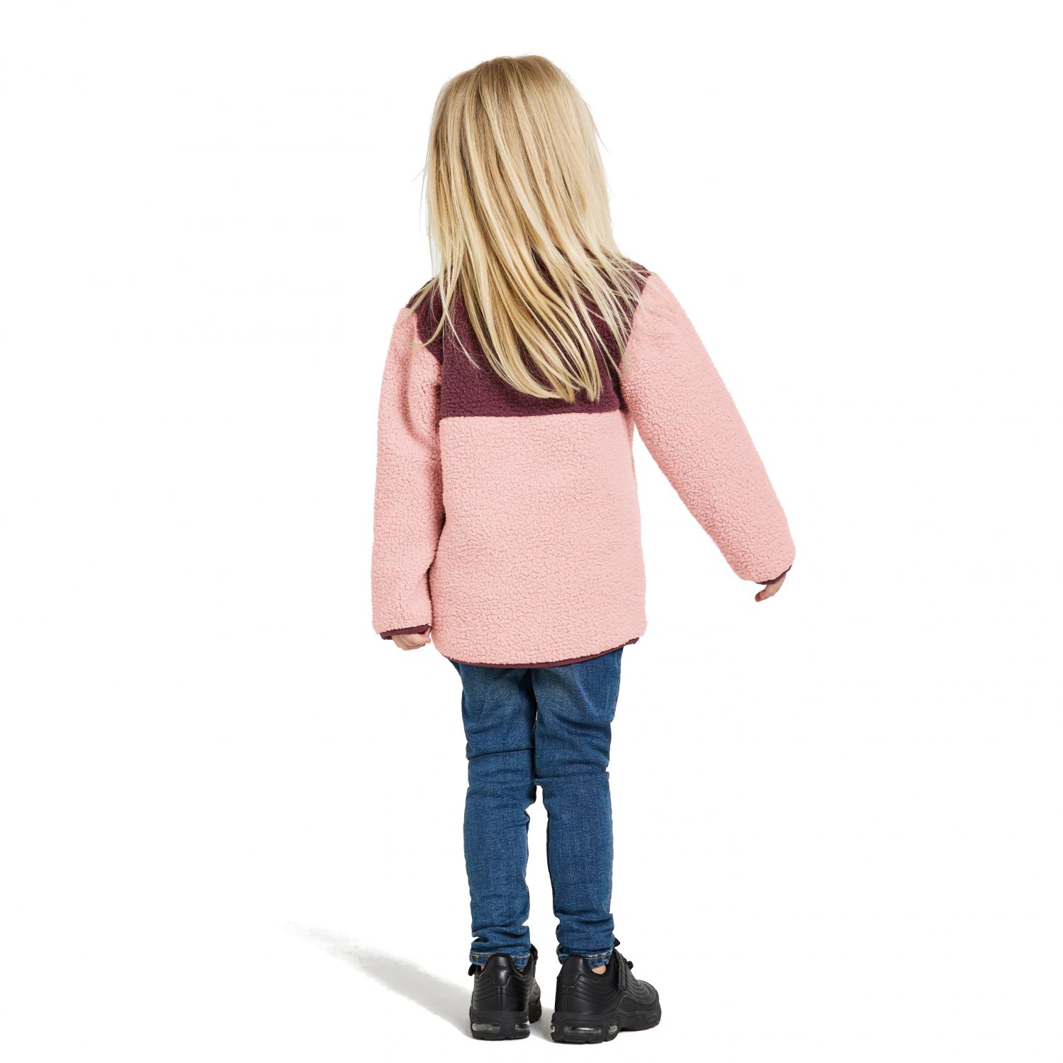 Didriksons Gosig, fleece trui, junior, roze