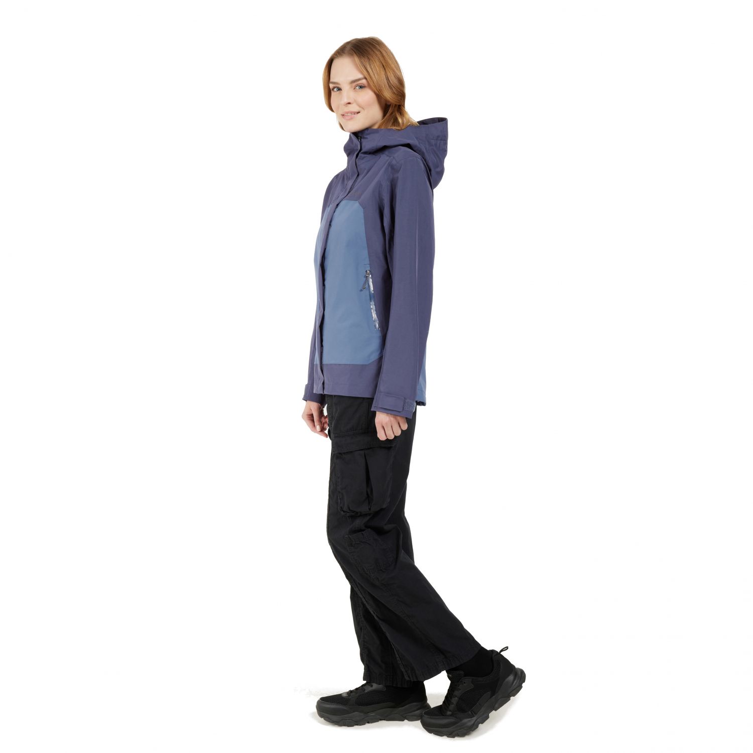 Didriksons Grit, giacca da pioggia, donna, blu