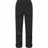 Didriksons Grit, pantalones impermeables, mujer, negro