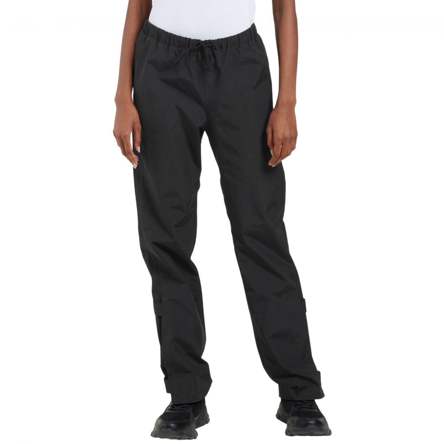 Didriksons Grit, pantaloni da pioggia, donna, nero