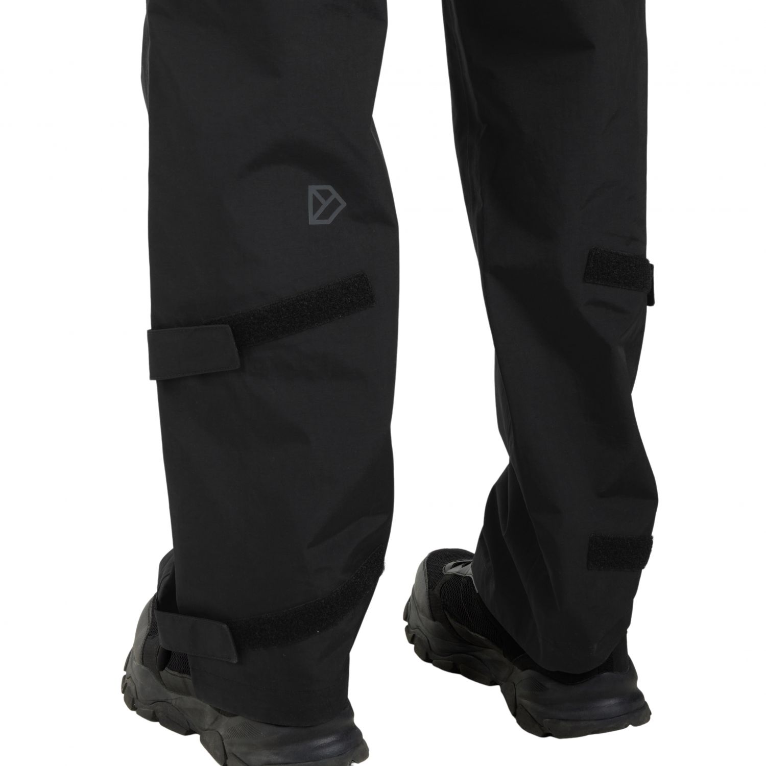 Didriksons Grit, pantaloni da pioggia, donna, nero