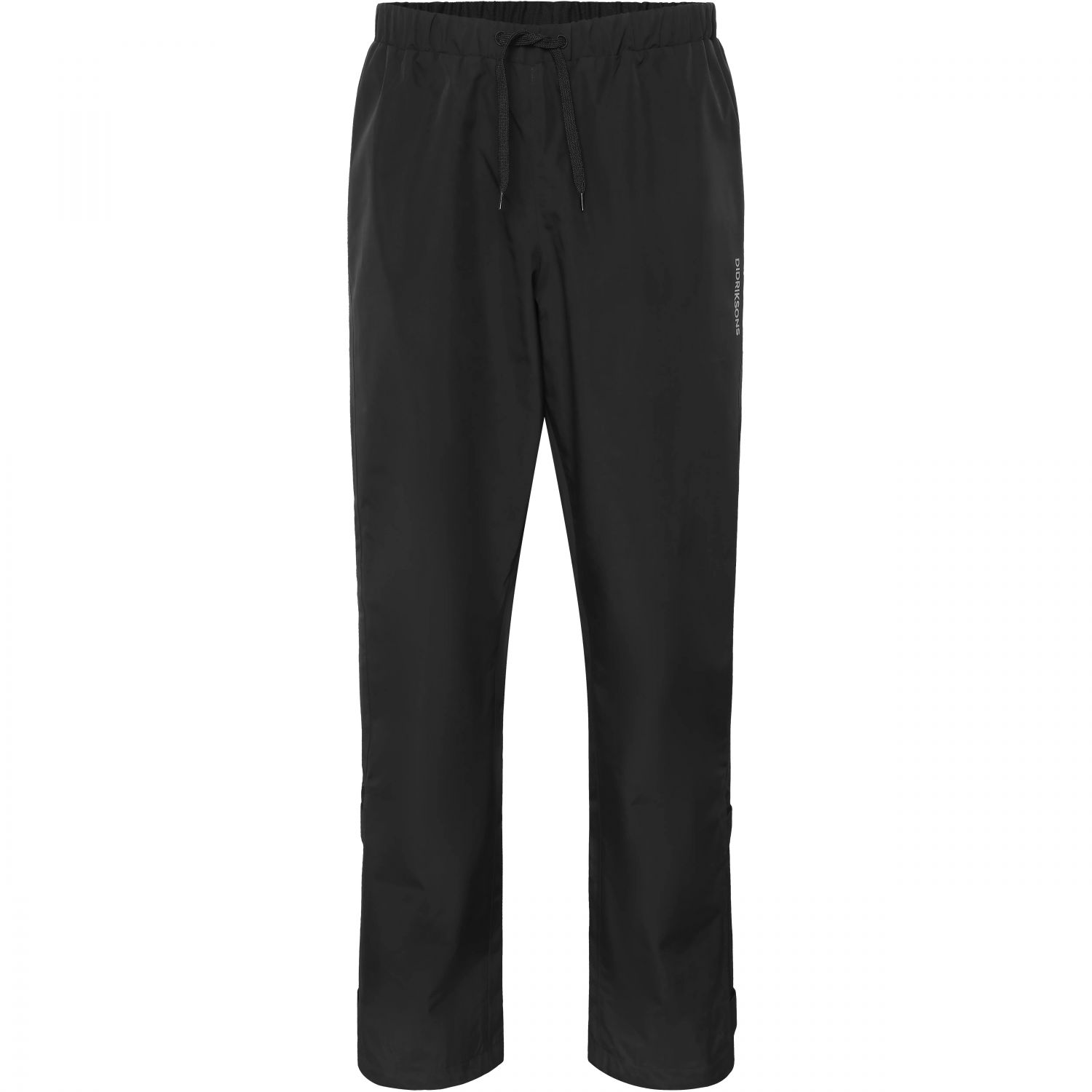 Didriksons Grit, pantaloni da pioggia, uomo, nero