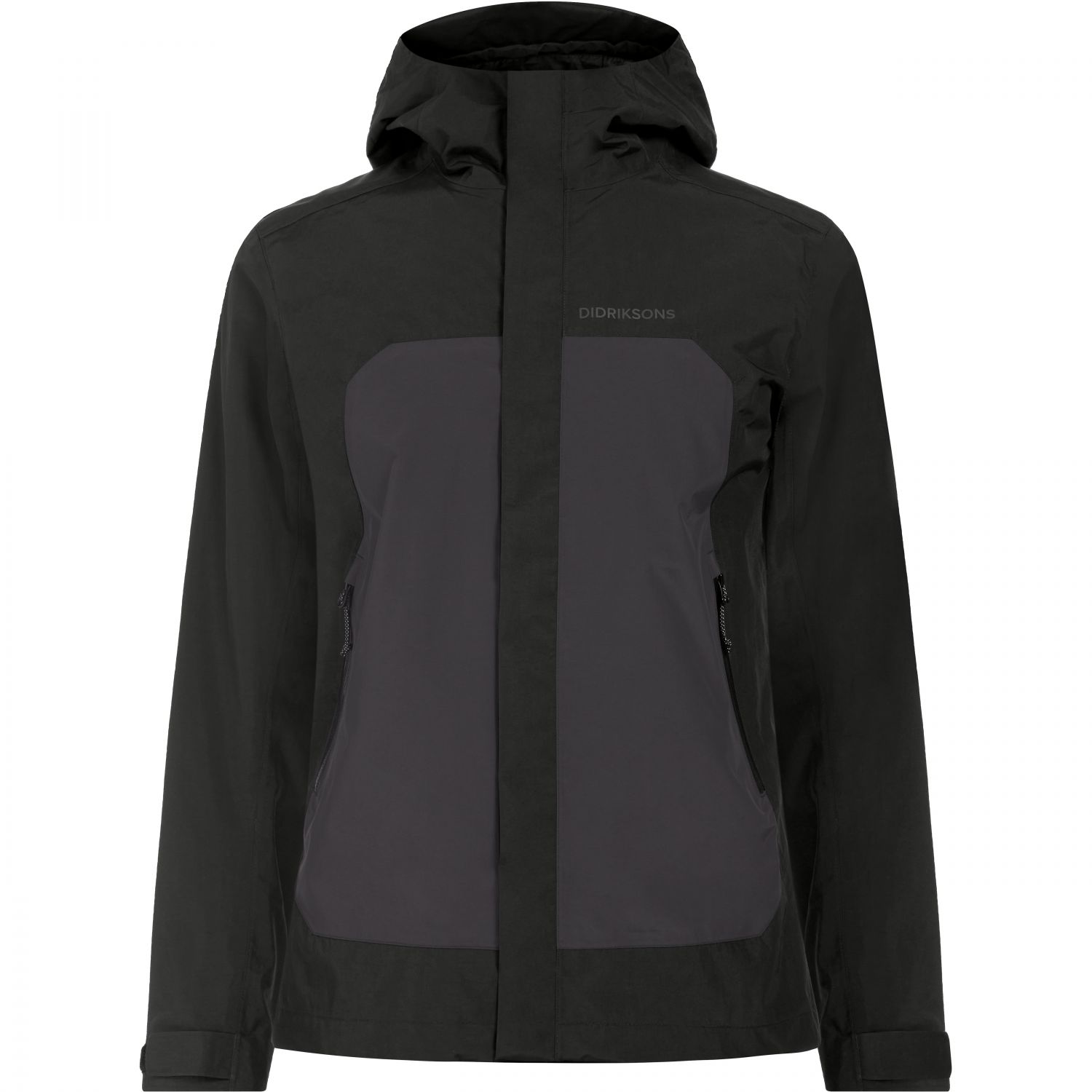 Didriksons Grit, rain jacket, men, black