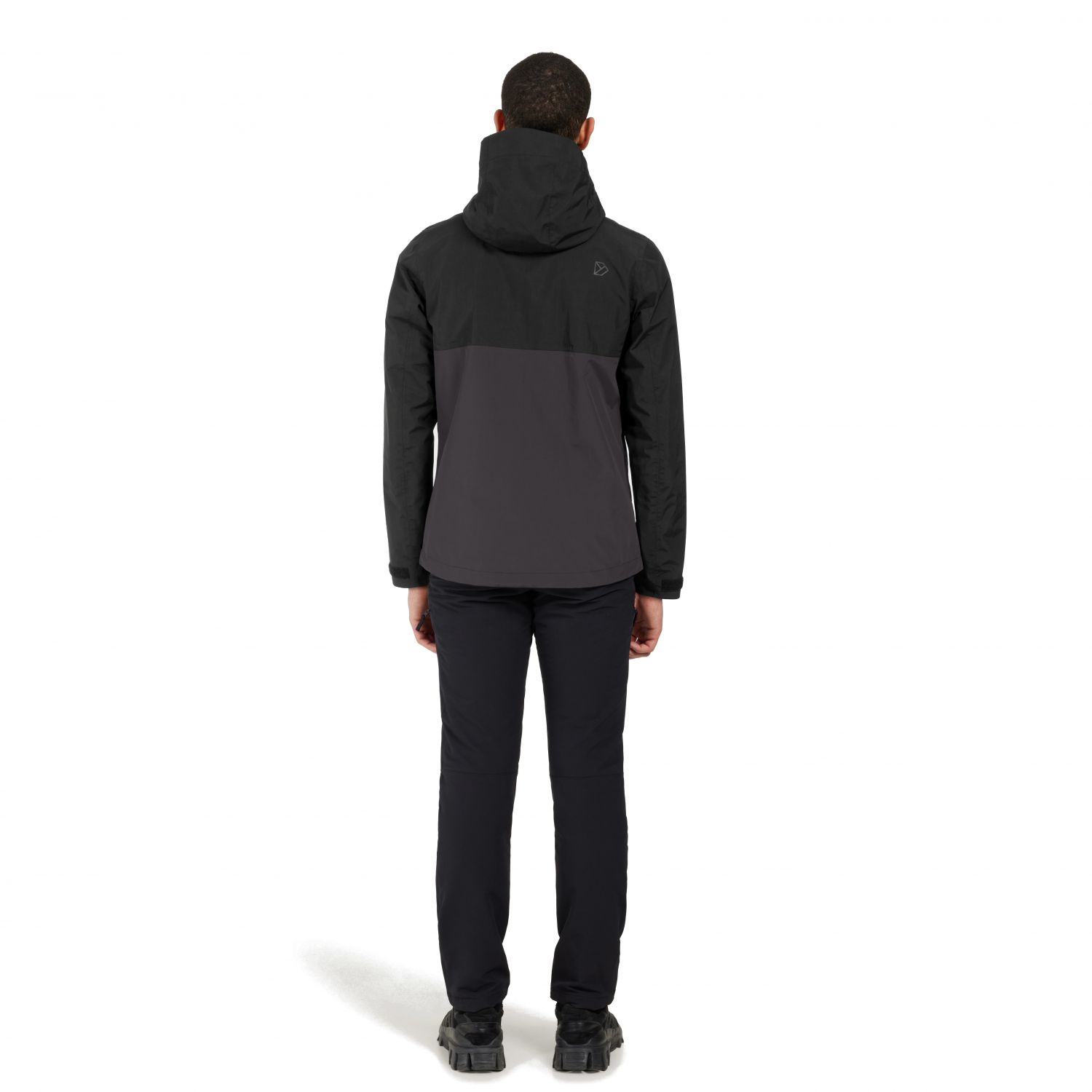Didriksons Grit, rain jacket, men, black