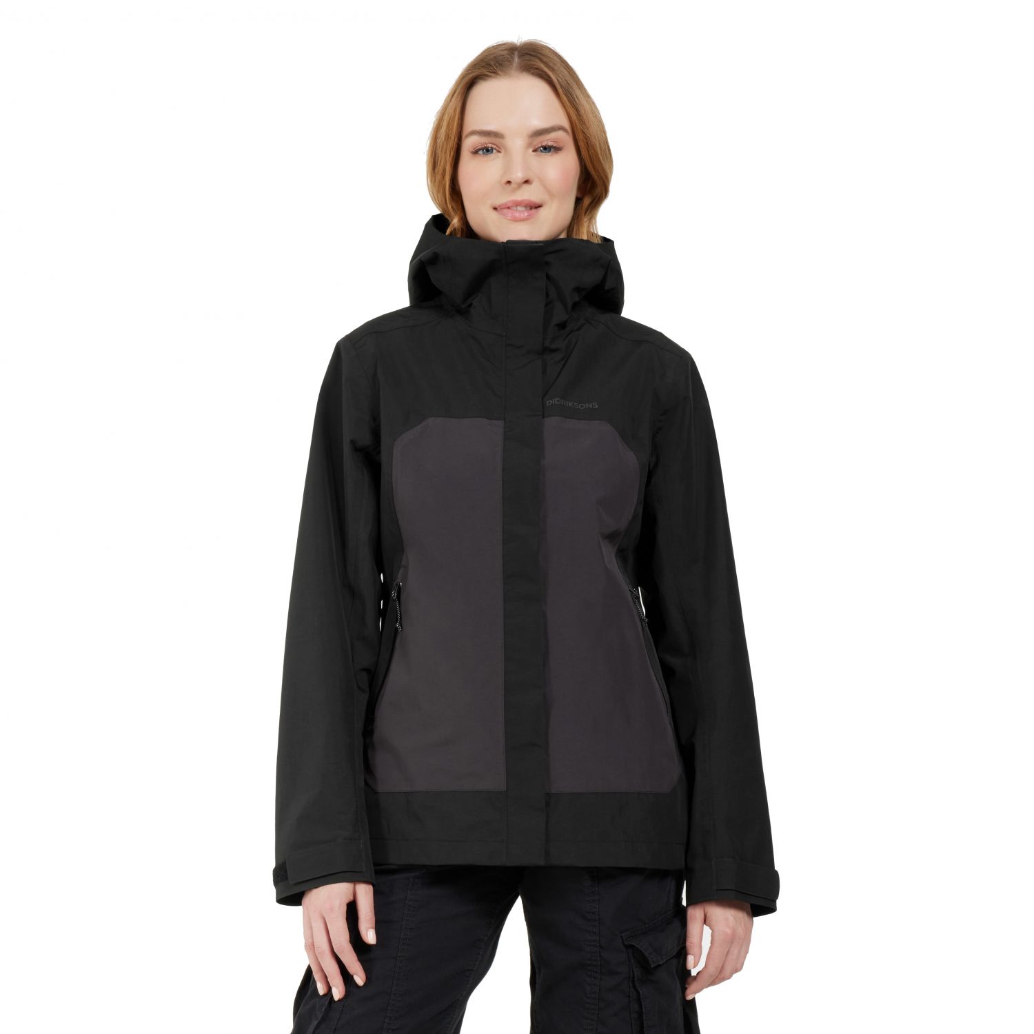 Didriksons Grit, Regenjacke, Damen, schwarz