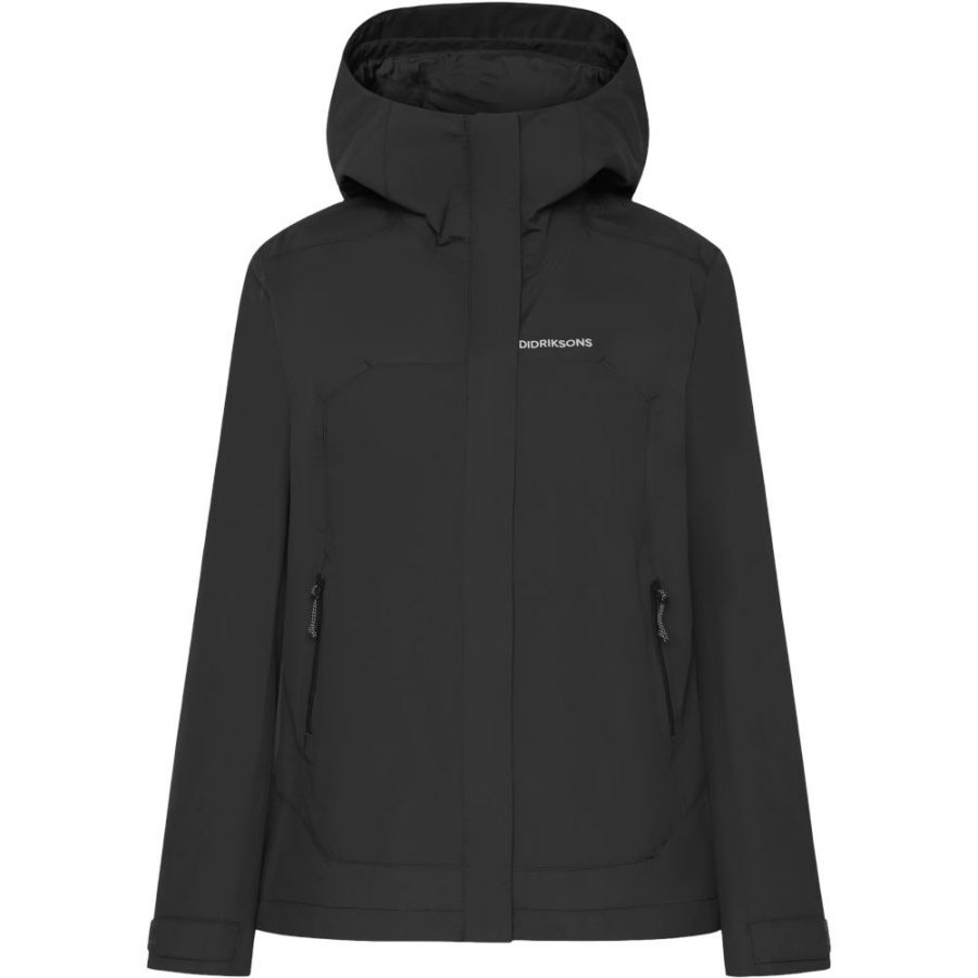 Didriksons Grit, Regenjacke, Damen, schwarz