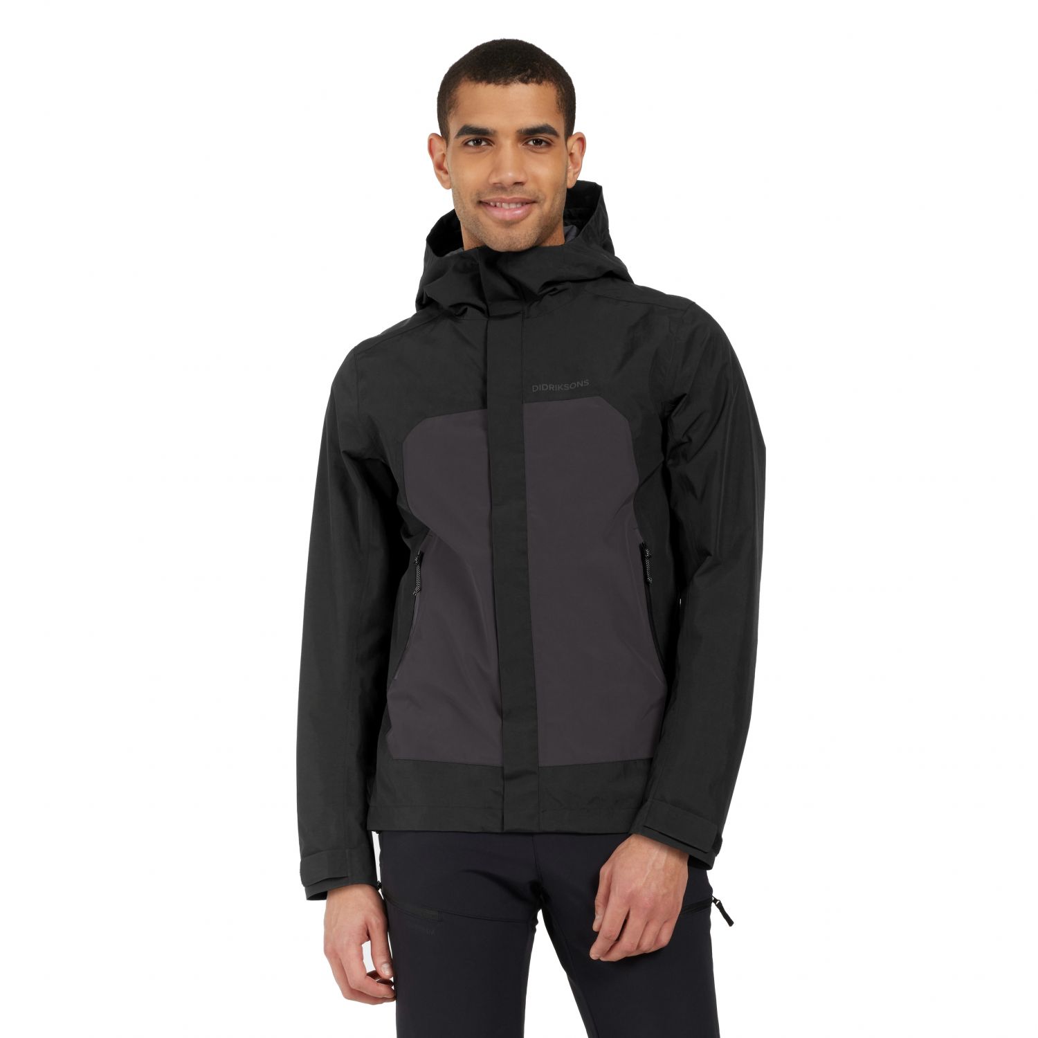 Didriksons Grit, Regenjacke, Herren, schwarz