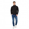 Didriksons Hannes, fleece trui, meneer, zwart