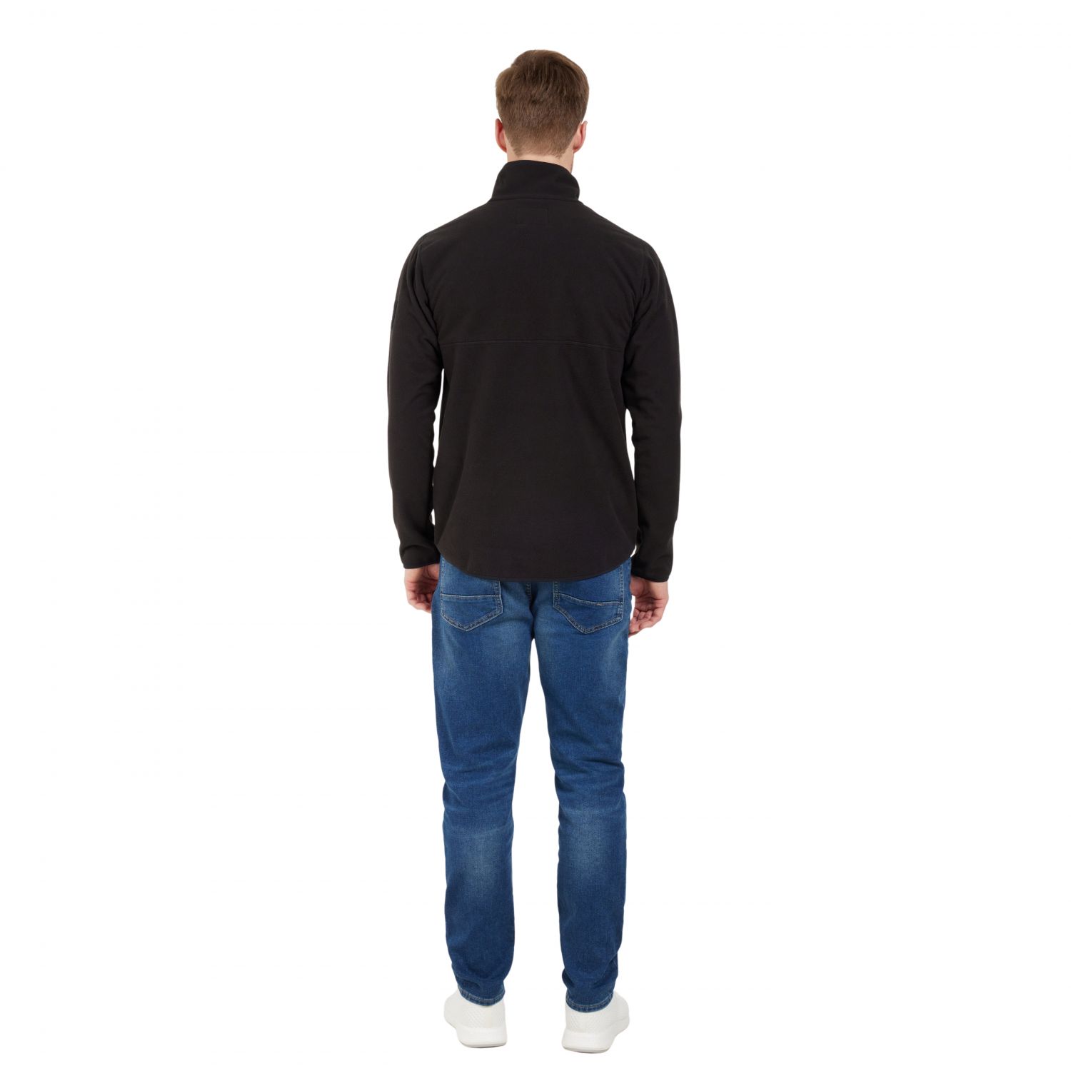 Didriksons Hannes, half zip, men, black