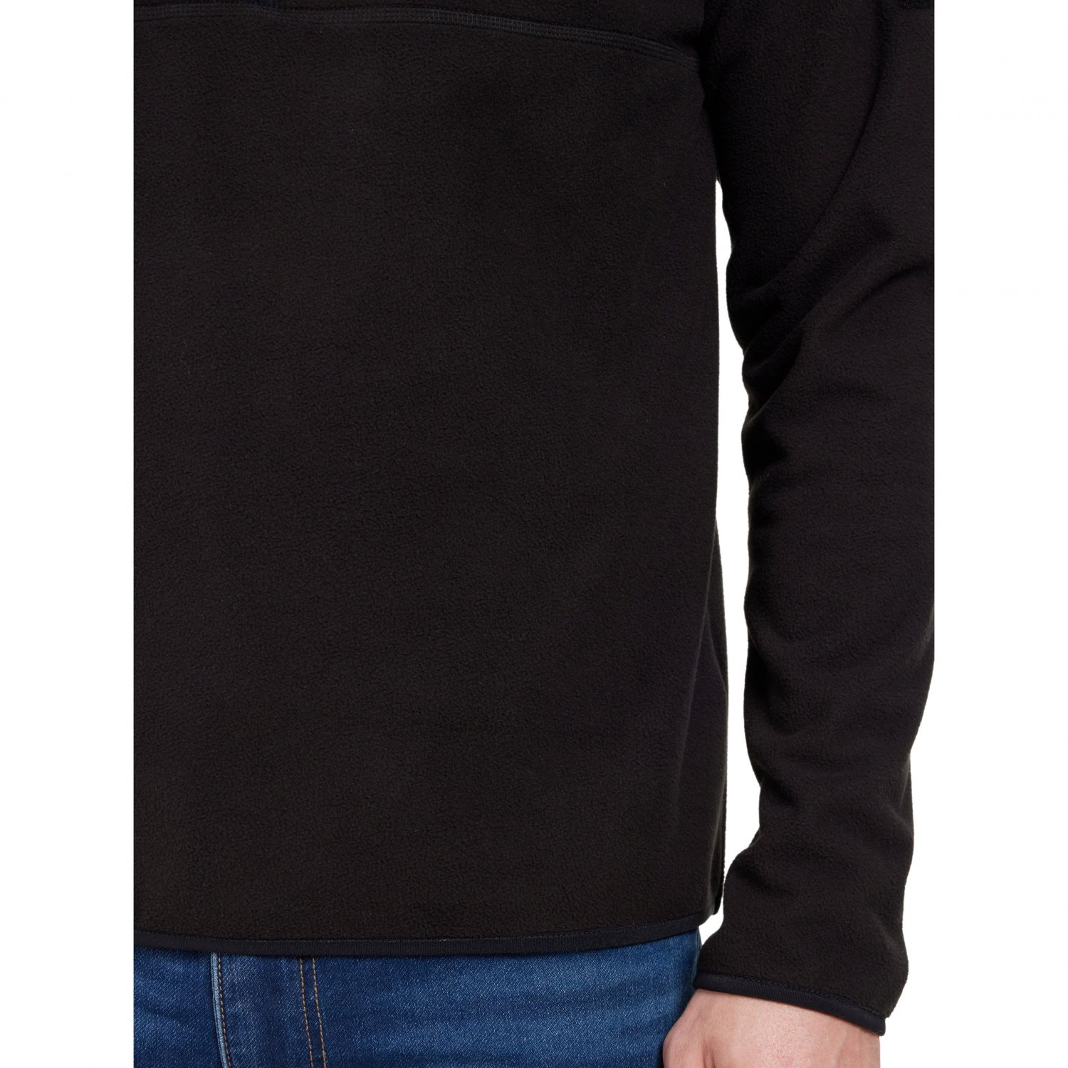 Didriksons Hannes, half zip, men, black