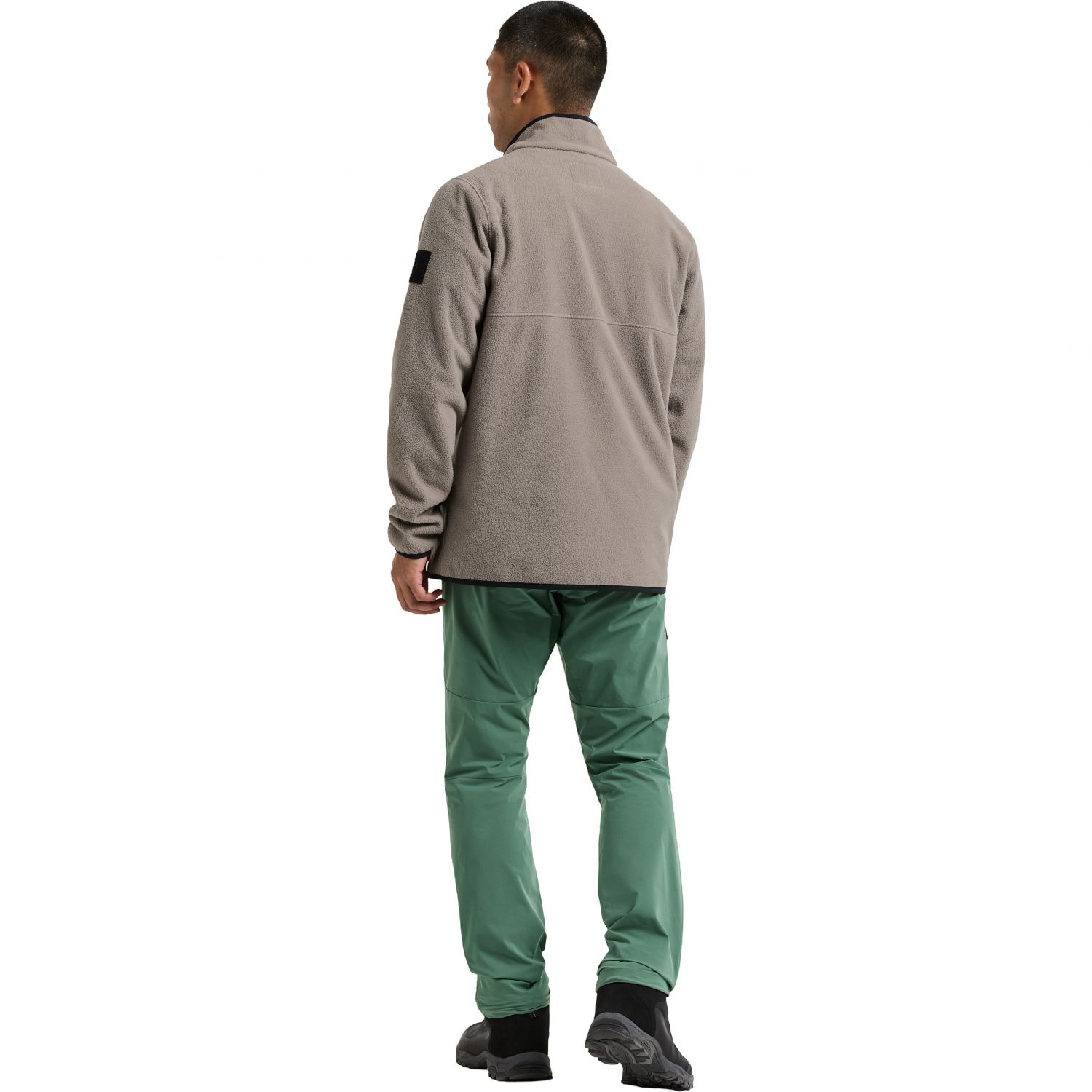 Didriksons Hans, giacca in pile, uomo, ash brown